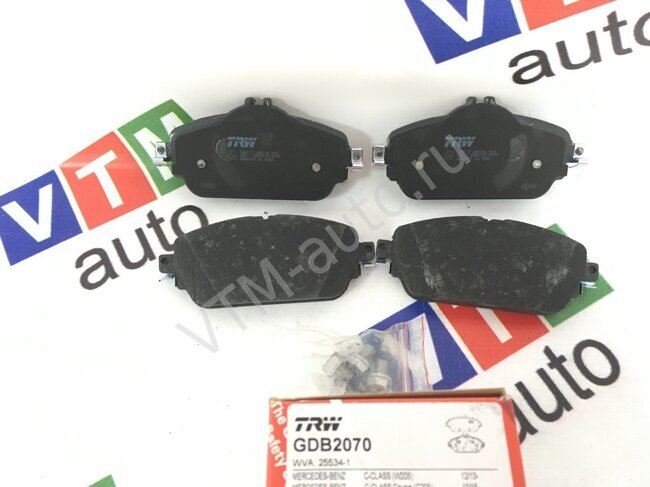 Тормозные колодки передние Mercedes C-Class w205, E-Class w213 (TRW)